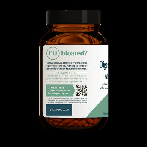 Image of Triphala - Digestive Support + Antioxidants 60vcaps suggested use